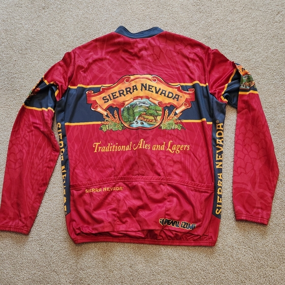 Pearl Izumi Y2K Long-sleeve Sierra Nevada Pale Ale Cycling Jersey - Size XL - Picture 8 of 10